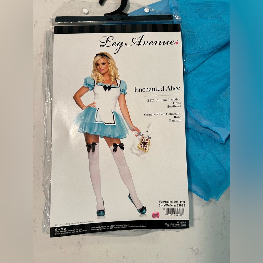 Alice in Wonderland Halloween Costume Size Small